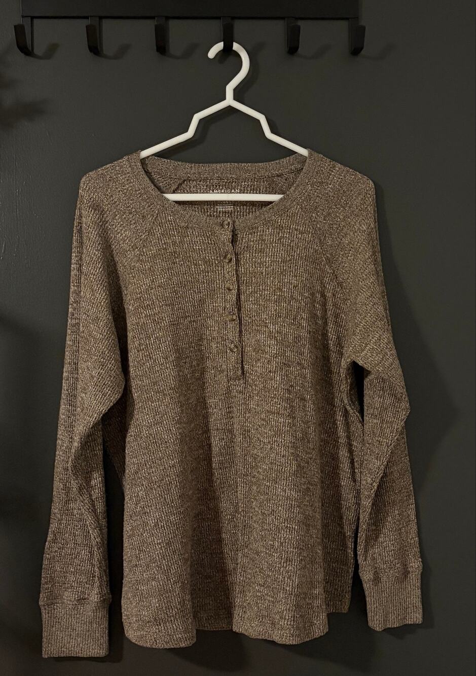 American Eagle Brown Long Sleeve